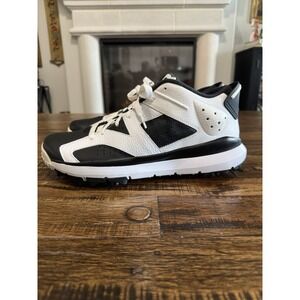 RARE Nike Air Jordan 6 Retro Golf Oreo 2015 Black White Cleats Mens 11.5